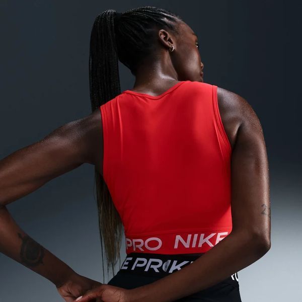 Топ-майка червона Nike pro FZ3615-657 def-0tu-zio фото