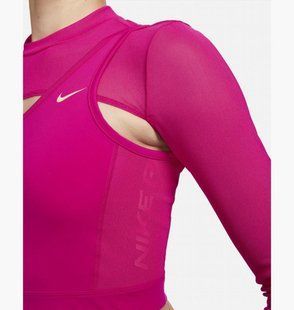 Лонгслів малиновий Nike Pro FB5683-615 yjt-uh8-vl1 фото